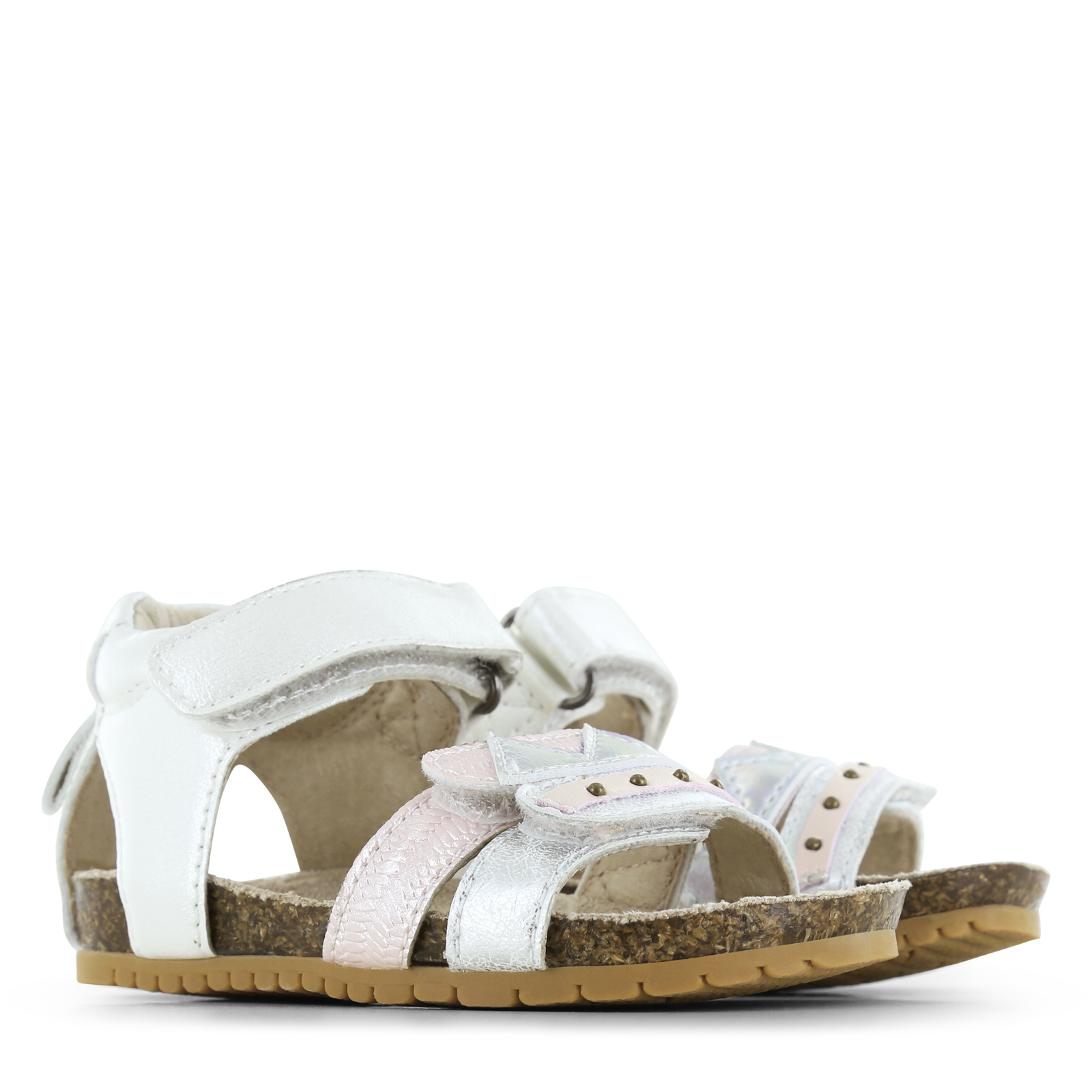 Shoesme parelmoer sandaal Metallic, Microfiber leer | Meisjes schoenen