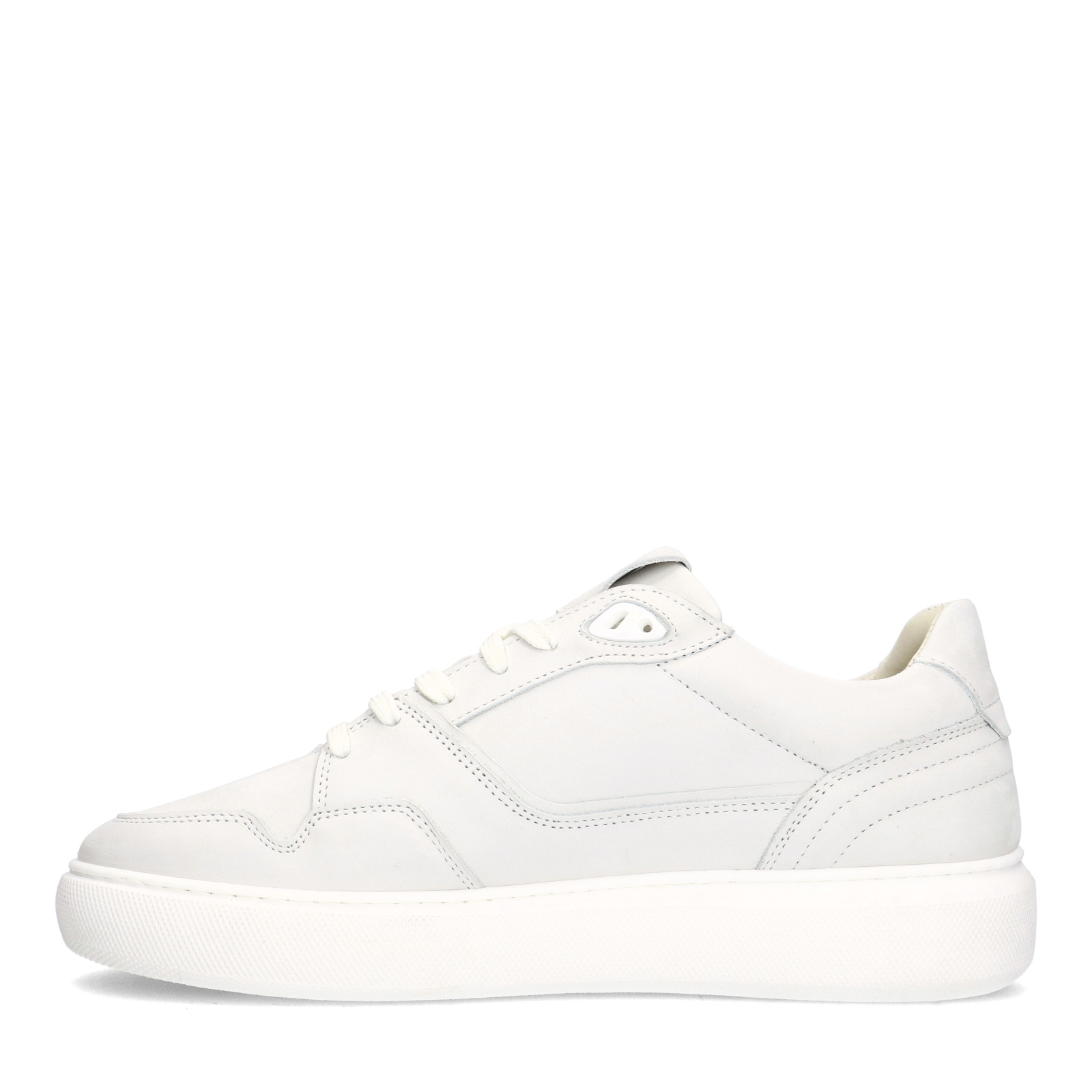 Witte nubuck sneakers