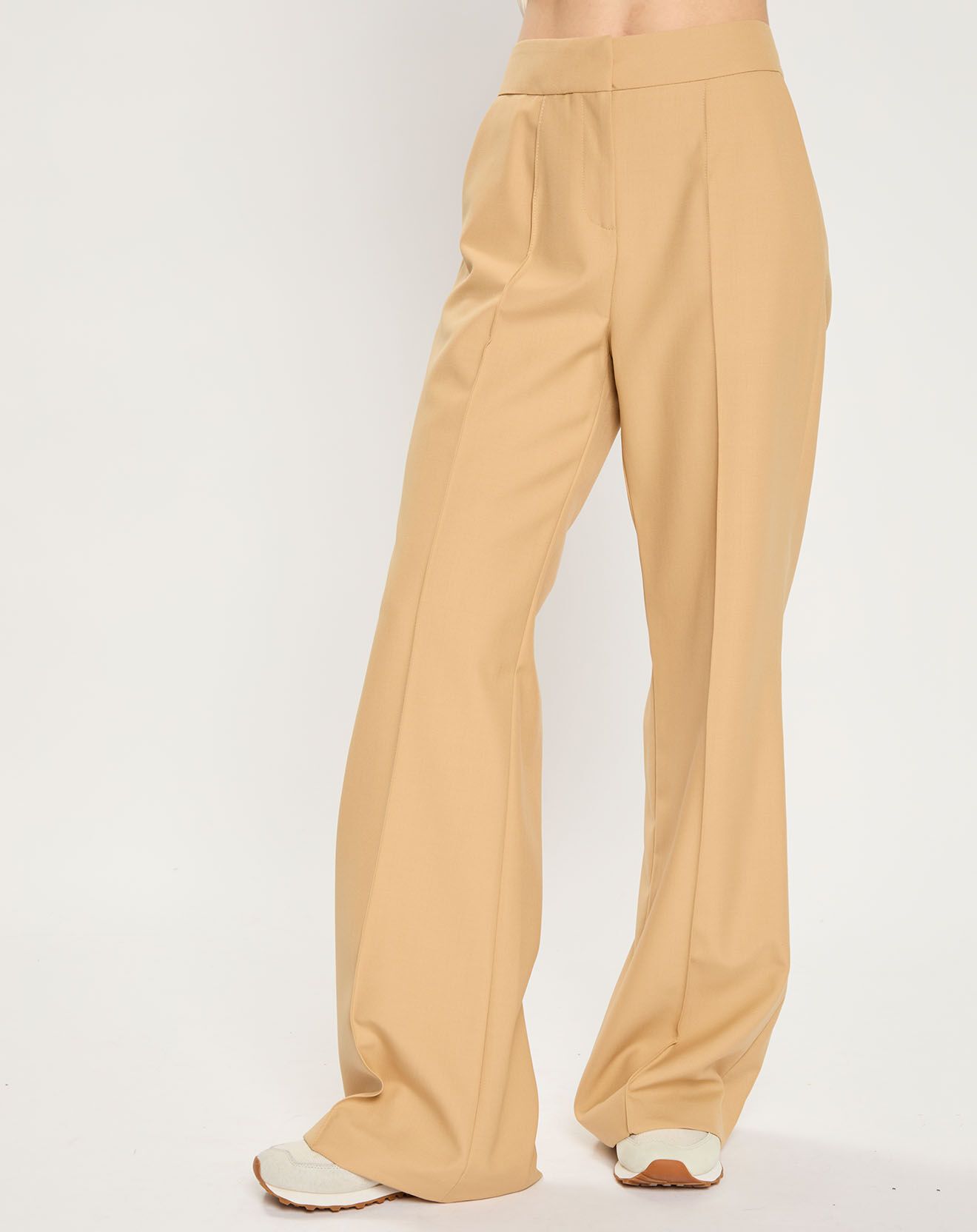 Zapa Pantalon en Laine mélangée Pervenche noisette