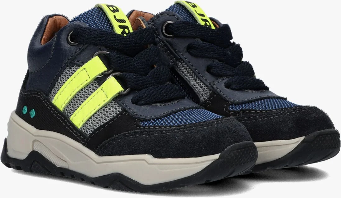 BUNNIESJR blauwe bunniesjr hoge sneaker gabriel gein