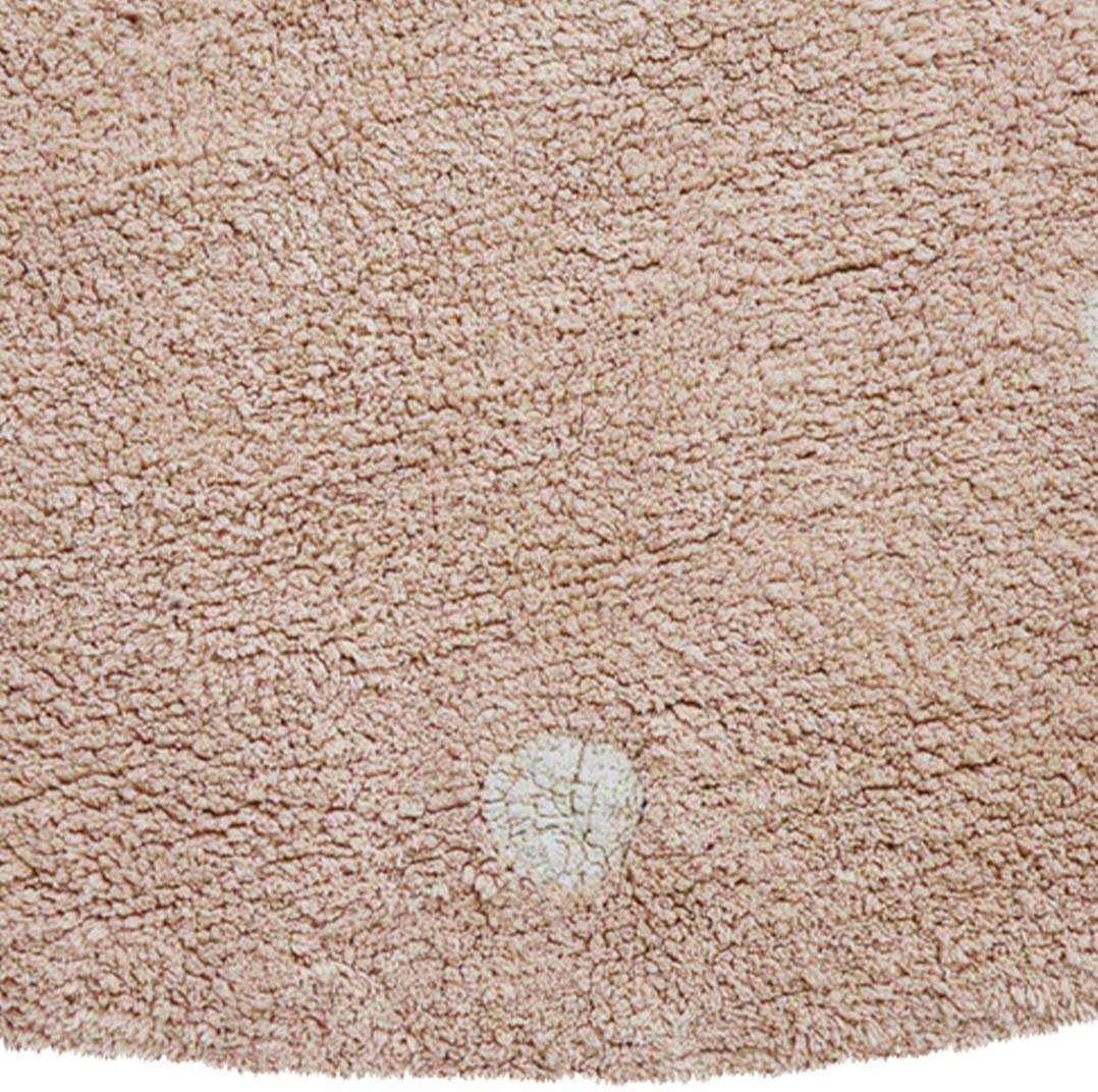 Lorena canals vloerkleed rond stippen - rose - Ø140 cm