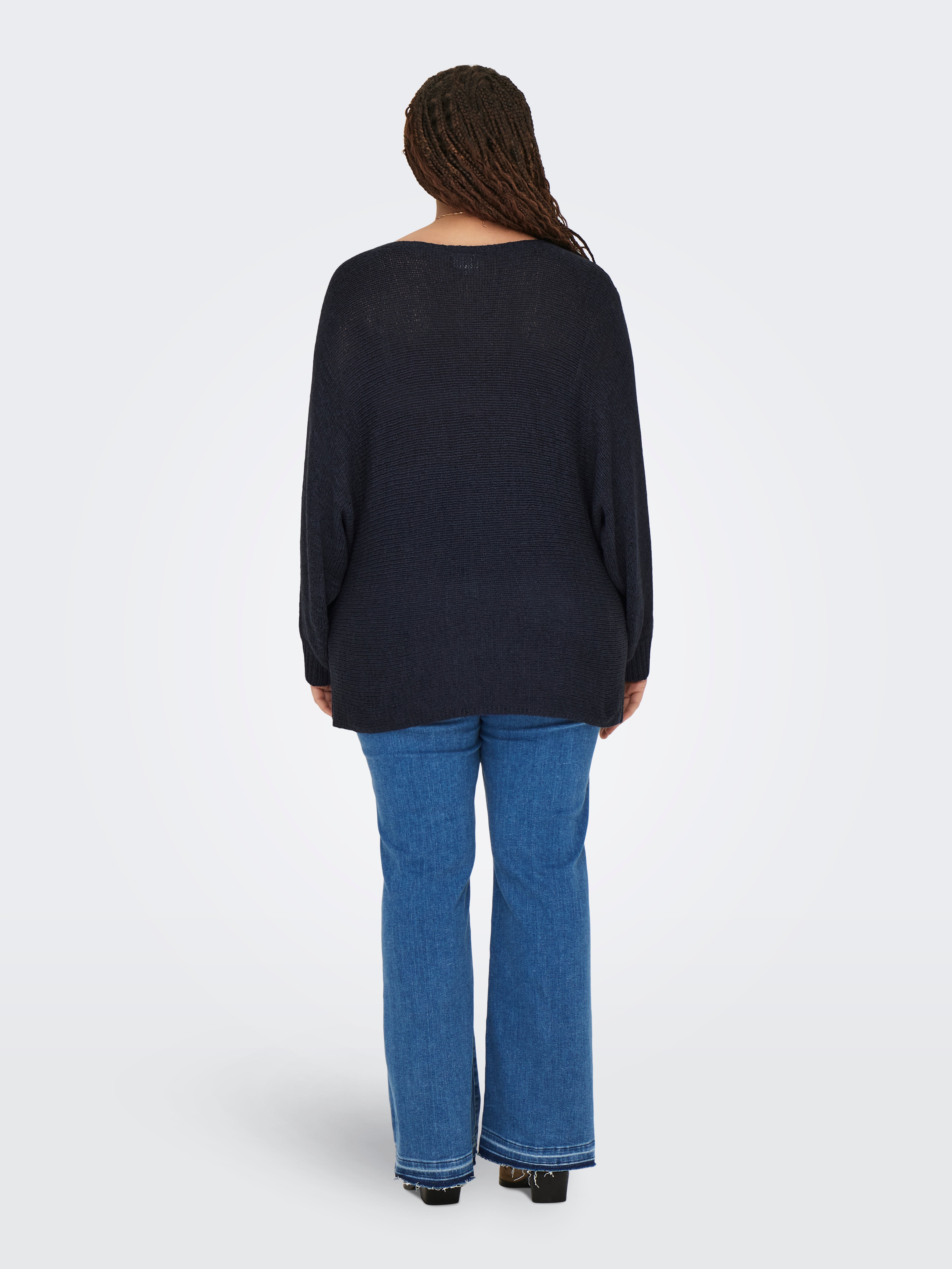 CARGEENA Strickpullover Navy Blazer