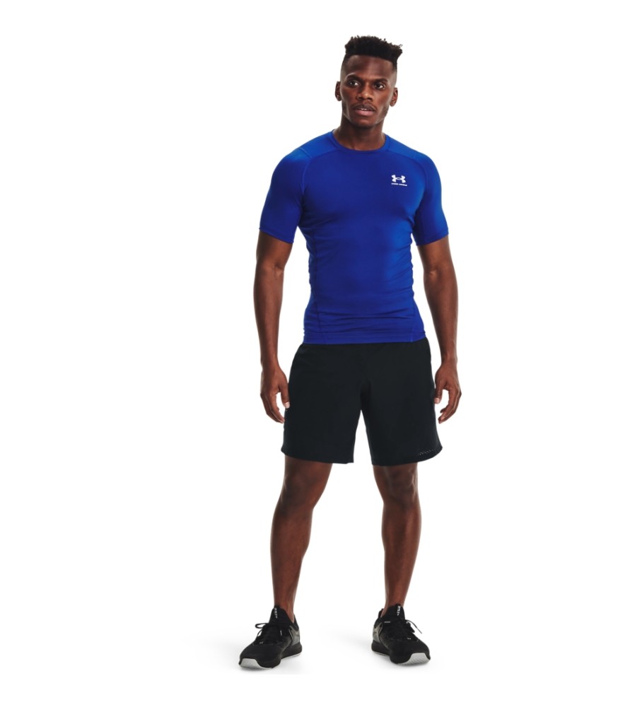 Camiseta de manga curta Under Armour HeatGear Armour, azul
