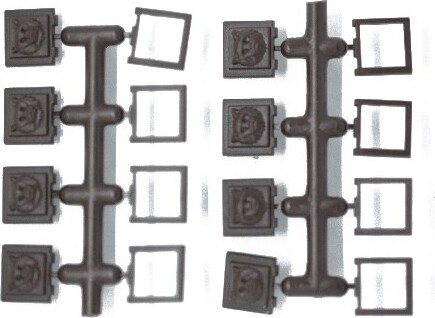 Kanonporte 4Stk /2 - 04-Bf-0538 - Billing Boats