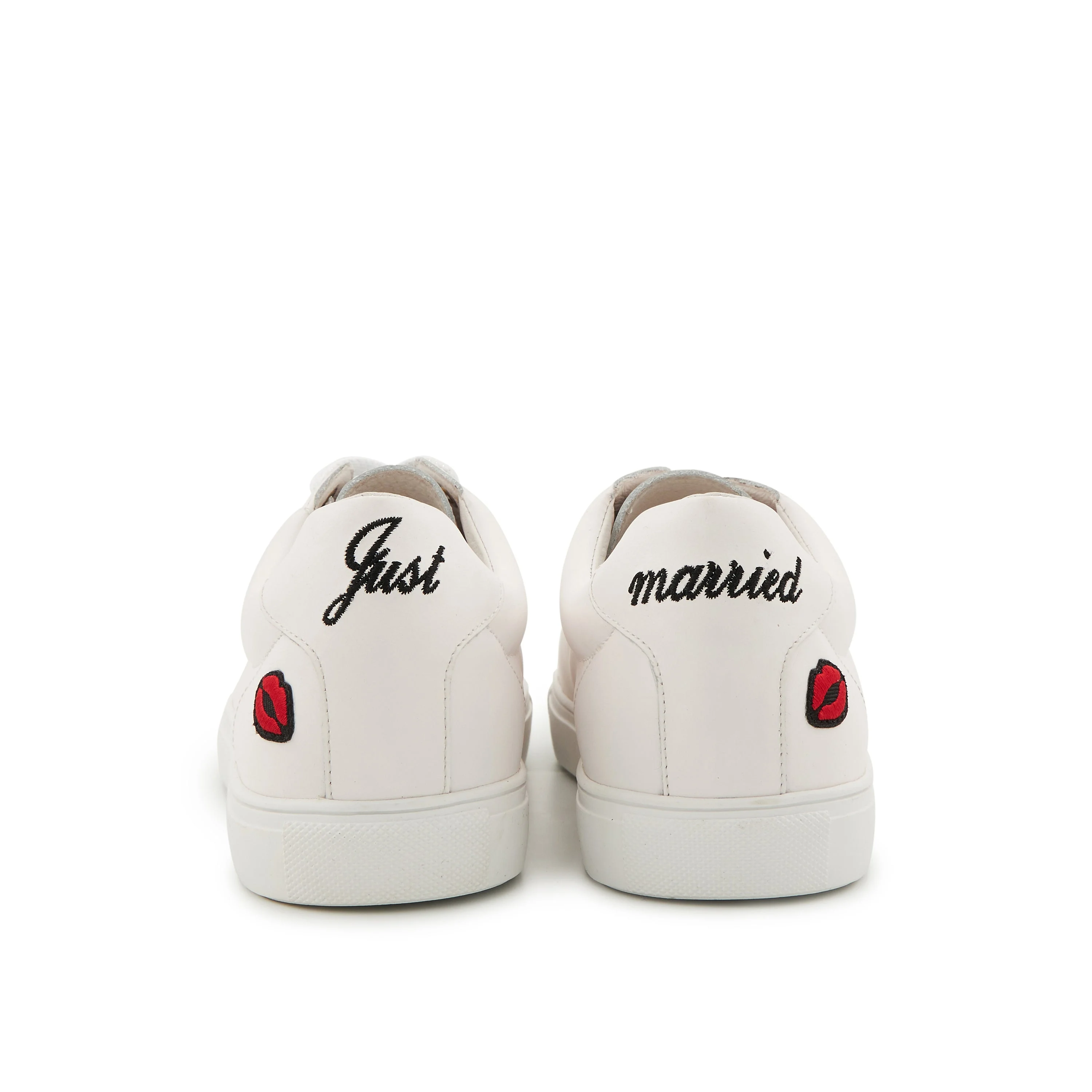 SIMONE JUST MARRIED - Sneakers en cuir | Blanc