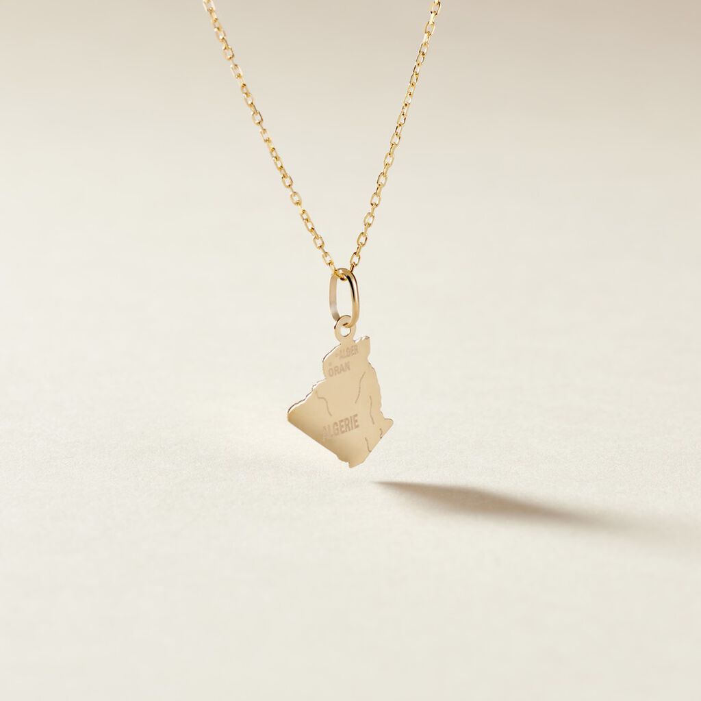 Pendentif Gaietana Algerie Or Jaune