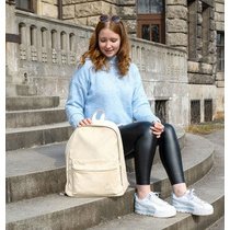 Sac à dos de loisirs, en velours, beige