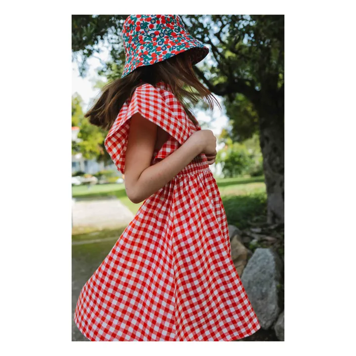 A Monday in Copenhagen Robe Eliya Vichy Coton Bio | Rouge