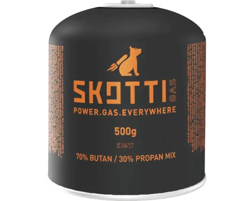 SKOTTI Gaspatroon 500g EN 417 Schroefpatroon