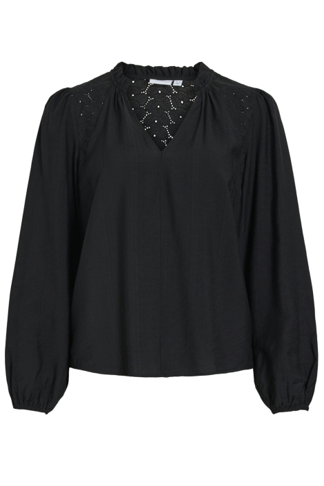 Vila zwarte dames t-shirt
