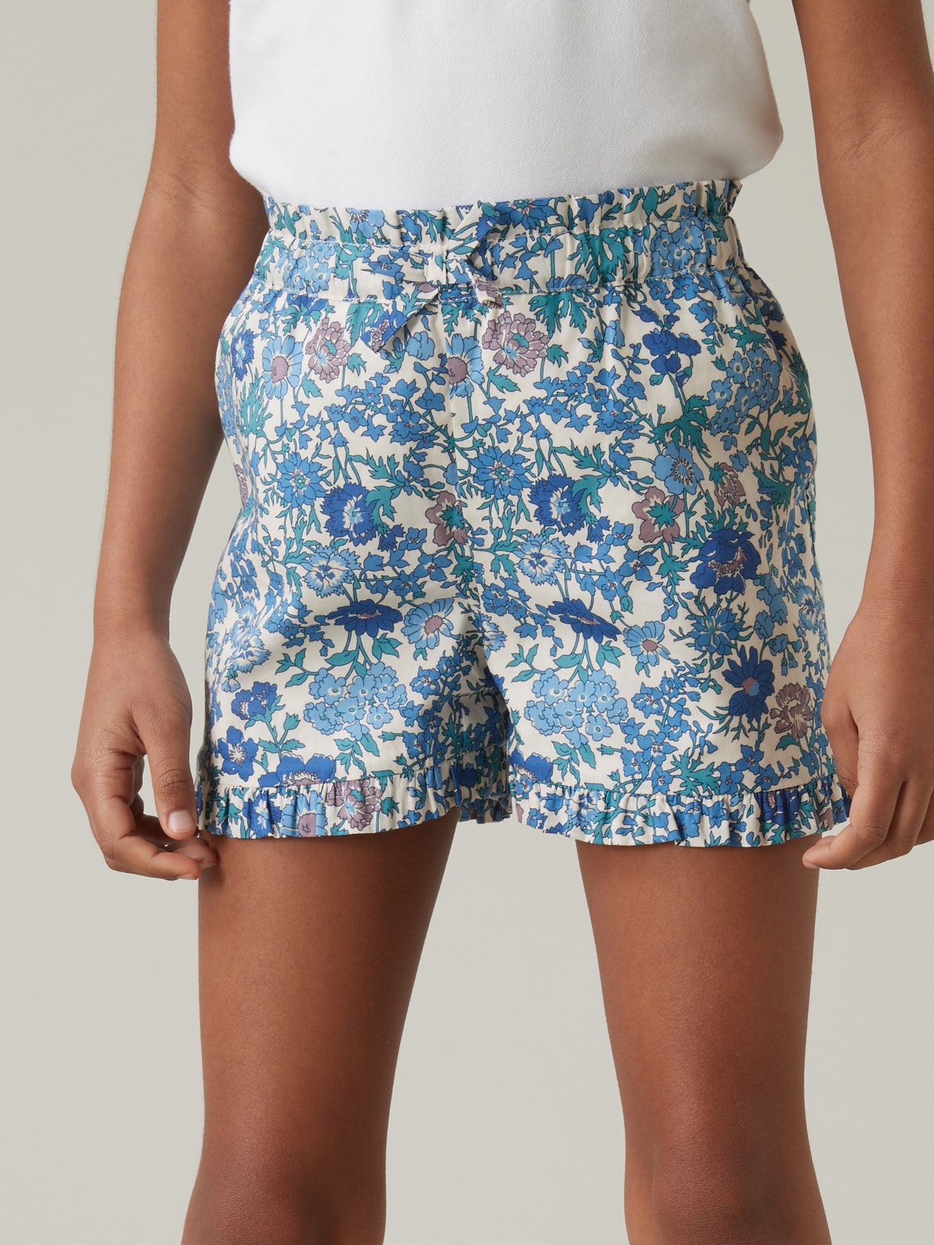 Short Fille en tissu Liberty