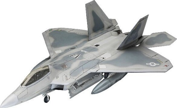 Revell - F-22A Raptor Model Fly Byggesæt - 1:72 - Level 4 - 03858