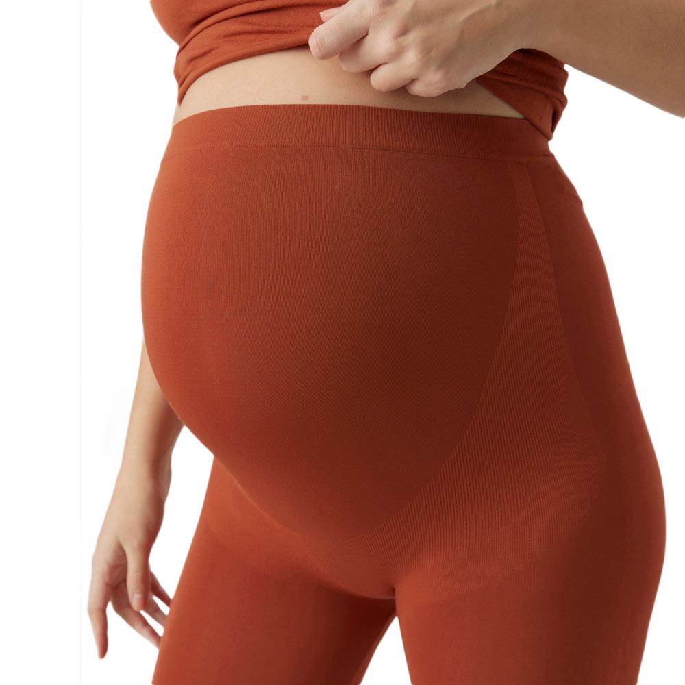 Mamalicious Legging de Grossesse Orange Femme Mamalicious 20011100