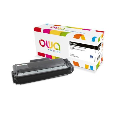 Cartouche laser compatible Brother TN2420 - noir - Owa K18158OW