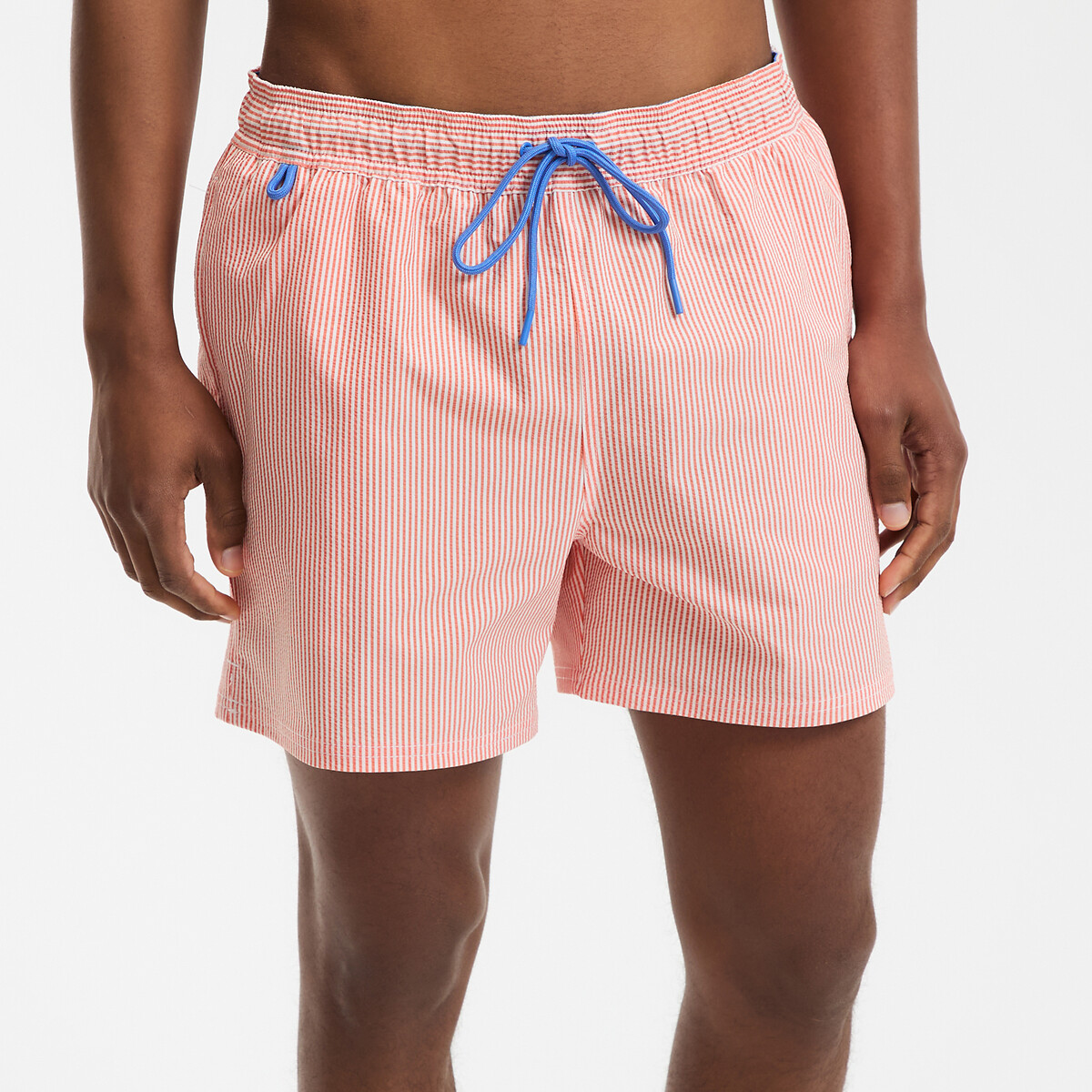 COLEÇÕES LA REDOUTE<br>Shorts de banho com estampa Seersucker