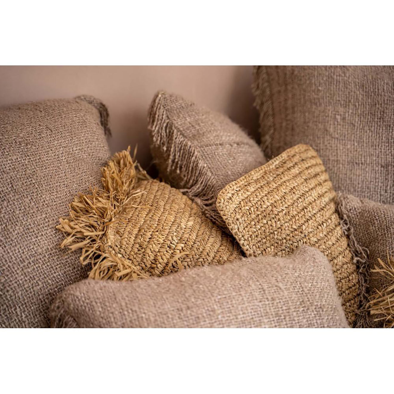 Bazar Bizar Housse de coussin Oh My Gee grise - 40x40 cm