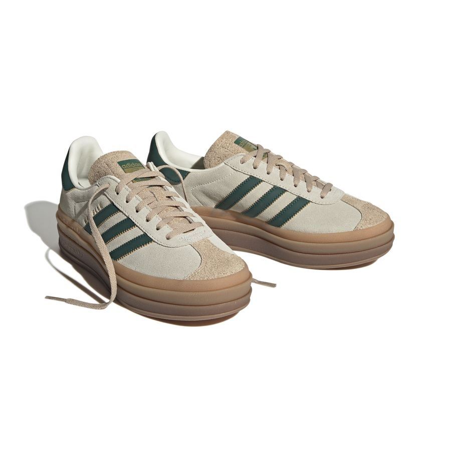 adidas Originals Chaussures Gazelle Bold - Beige/Vert/Blanc Femme