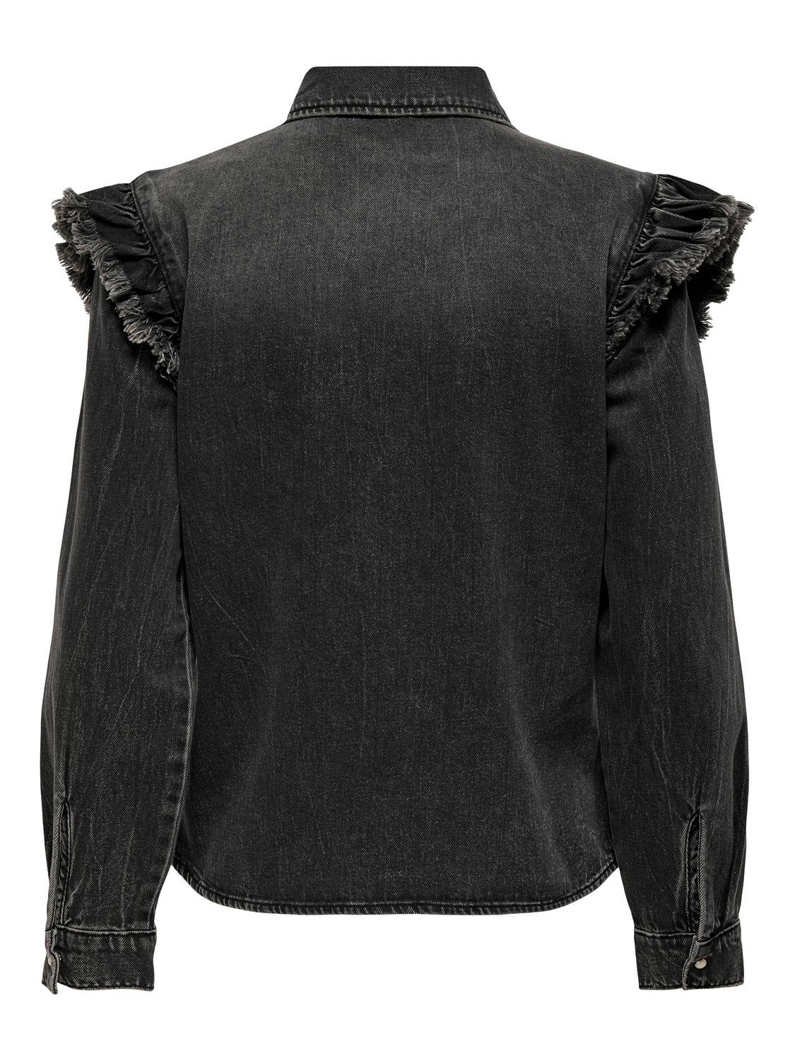 ONLBROADWAY Jeanshemd Washed Black