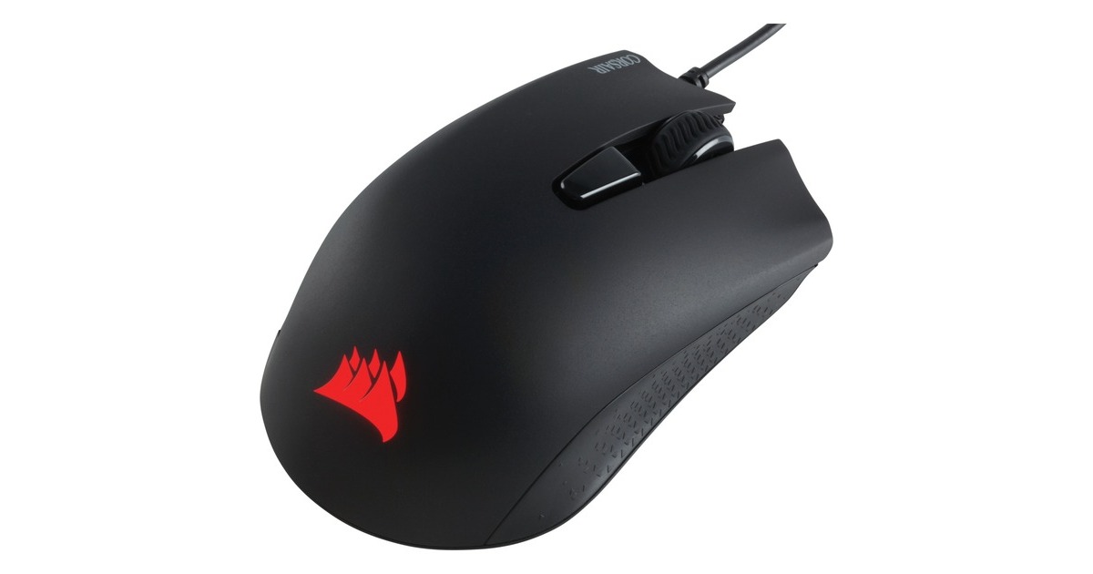 CorsairHARPOON RGB PRO FPS/MOBA Gaming Mouse  (Zwart, 200 - 12.000 dpi, RGB leds)