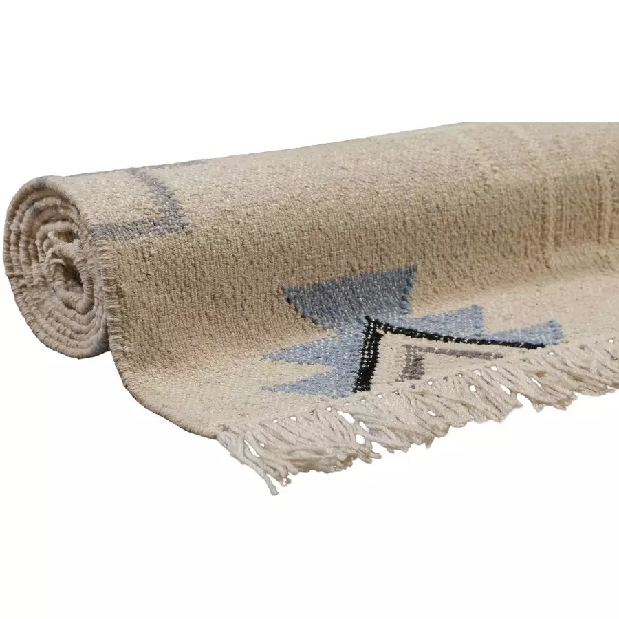 Green Looop Handweb-Teppich Jong beige