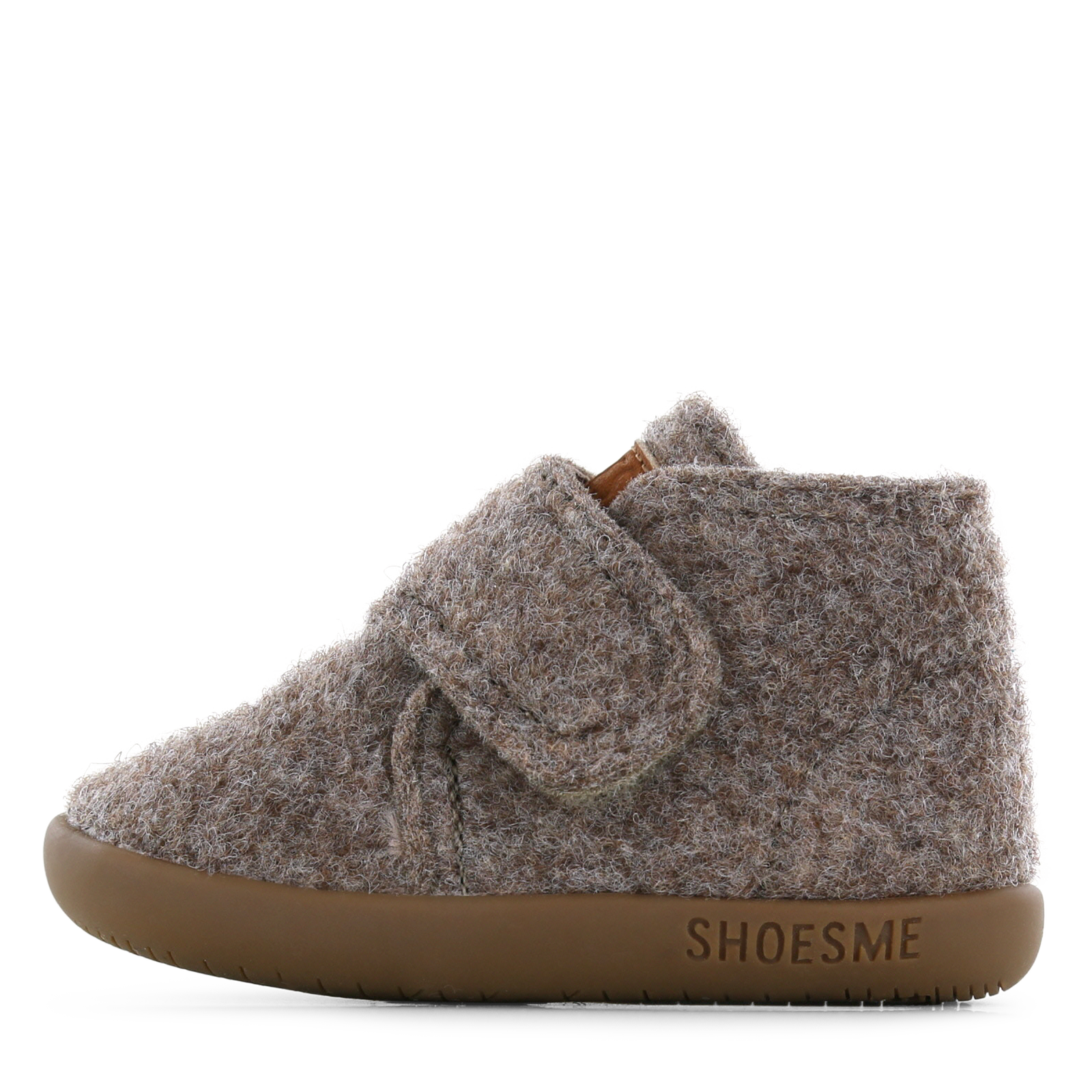 Shoesme taupe vilten slofje  | Uni schoenen