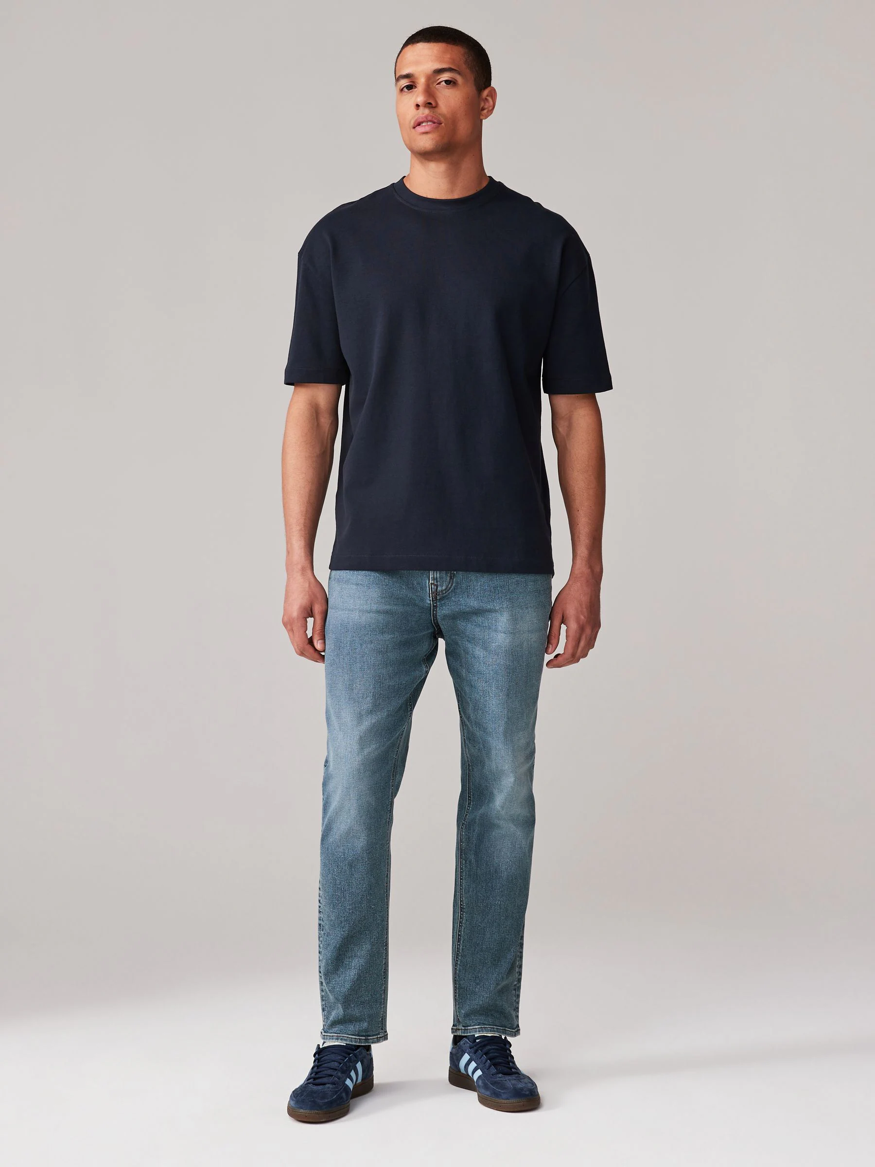 Vintage lichtblauw - Enkele - Slim fit klassieke stretchy jeans