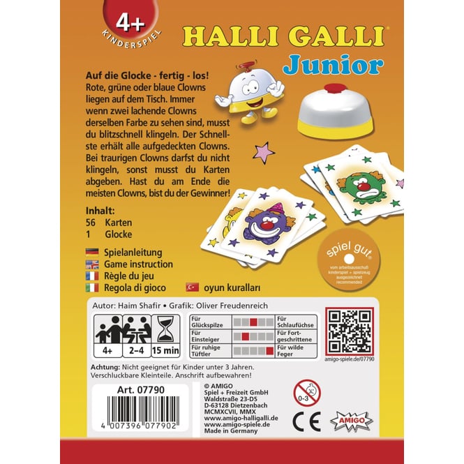 Halli Galli Junior - Kartenspiel