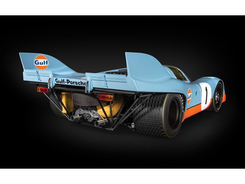 Pocher Premium Kit Porsche 917K Gulf Edition 1:8 Detailgetreuer Standmodellbausatz im Massstab 1:8