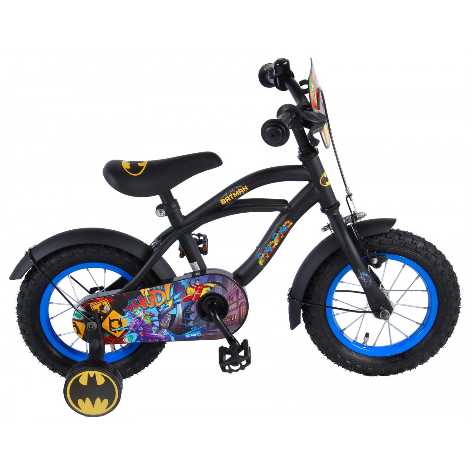 Batman Fiets - 12 inch - Zwart