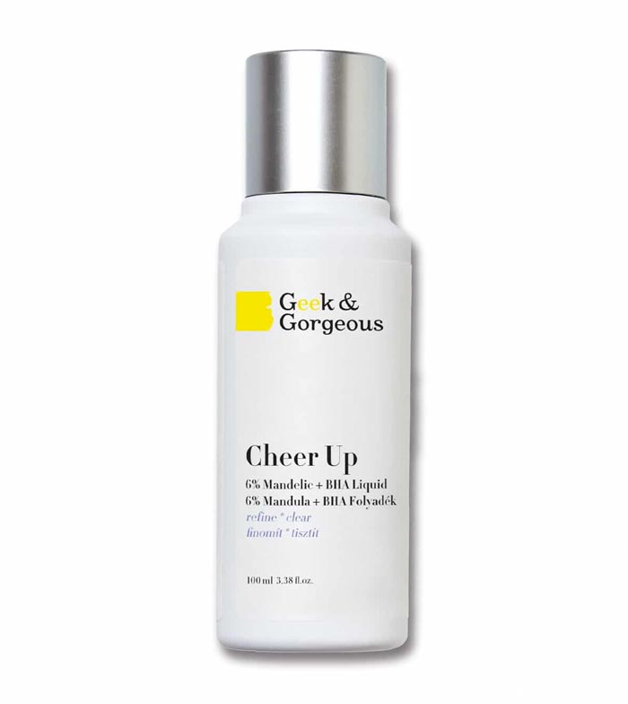 Geek & Gorgeous - 6% Ácido Mandélico + Esfoliação Facial BHA Cheer Up - Pele Mista 100ml
