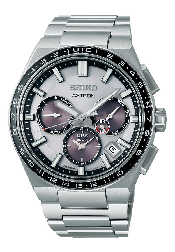 Seiko Astron GPS Solar Herrenuhr Silber SSH107J1