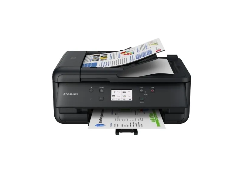 Canon PIXMA TR7650 - Multifunktionsprinter - farve - blækprinter - A4 (210 x 297 mm), Legal (216 x 356 mm) (original) - A4/Legal (medie) - op til 15 ipm (udskriver) - 200 ark - 33.6 Kbps - Wi-Fi(n), USB 2.0