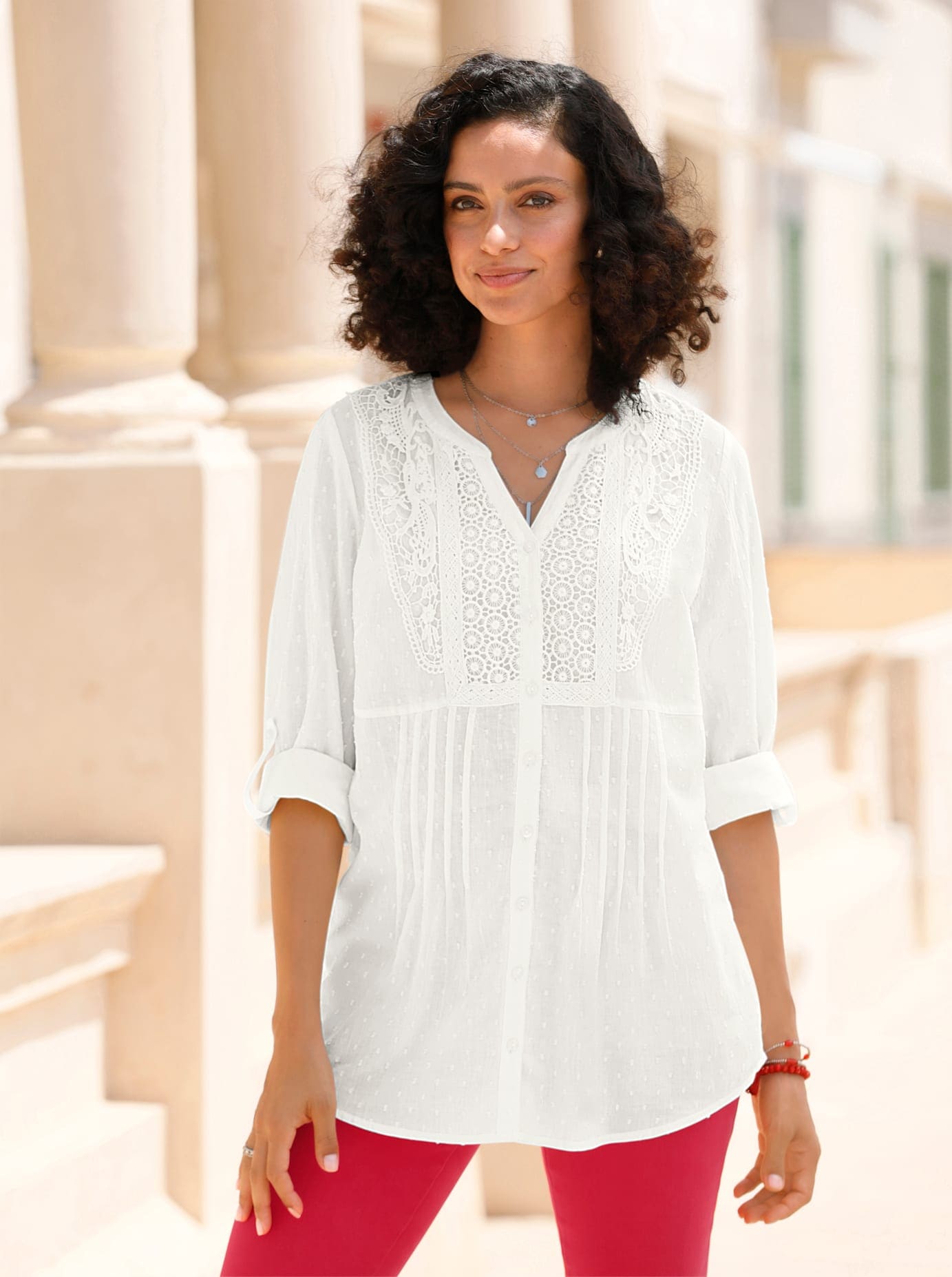 Inspirationen Longbluse