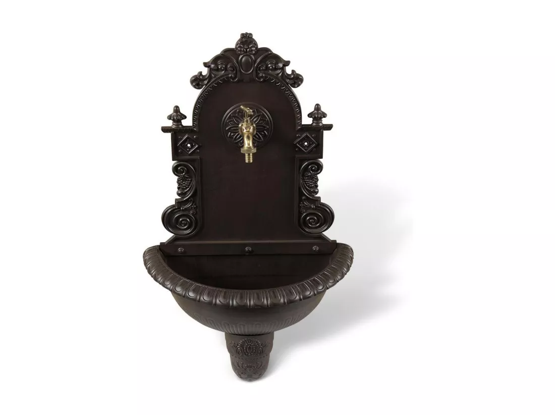 Fontaine de jardin Aluminium Marron - Décoration d'Autrefois