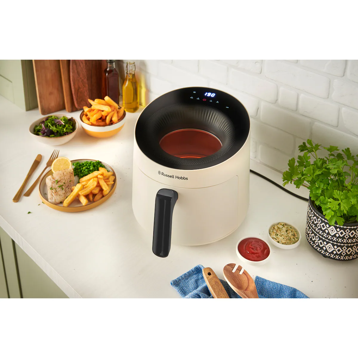 Russell Hobbs Satisfry Panoramic airfryer 27421-56 (beige)