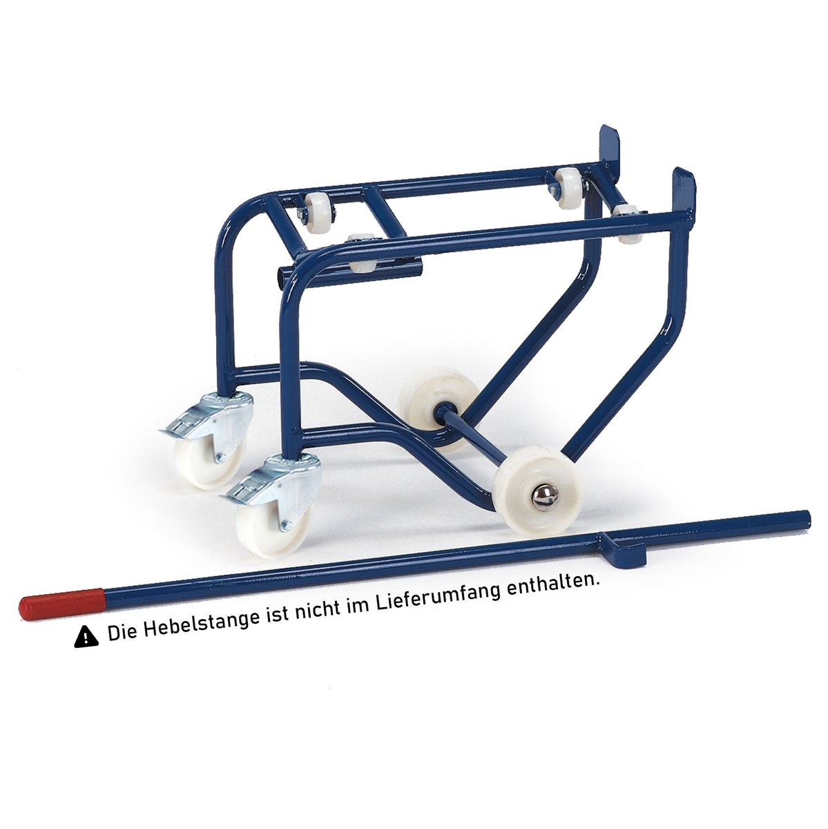 Rollcart vatenkieper 150 kg laadvermogen met polyamide rollen