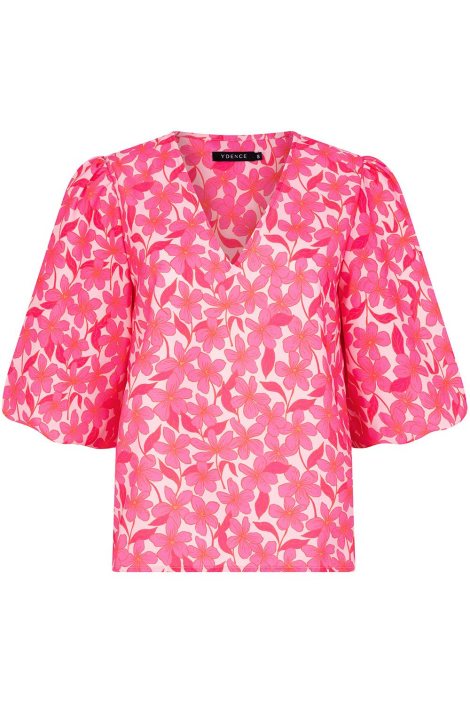Ydence roze dames blouse