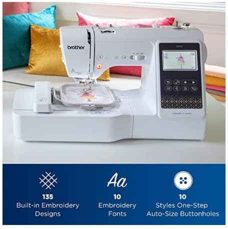 Brother SE700 Sewing and Embroidery Machine, Wireless LAN Connected, 135 Built-in Designs, 103 Built-in Stitches, Computerized, 4