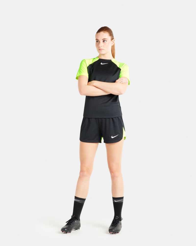 Short Nike Academy Pro Noir & Jaune Fluo pour femme