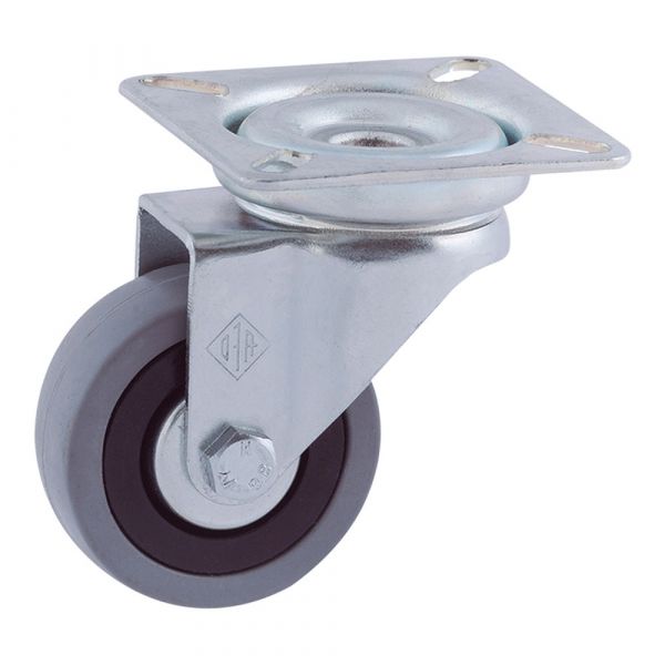 Afo Roda Platina Ø50mm (roda) Borracha Cinzenta CR00598 ELK15007