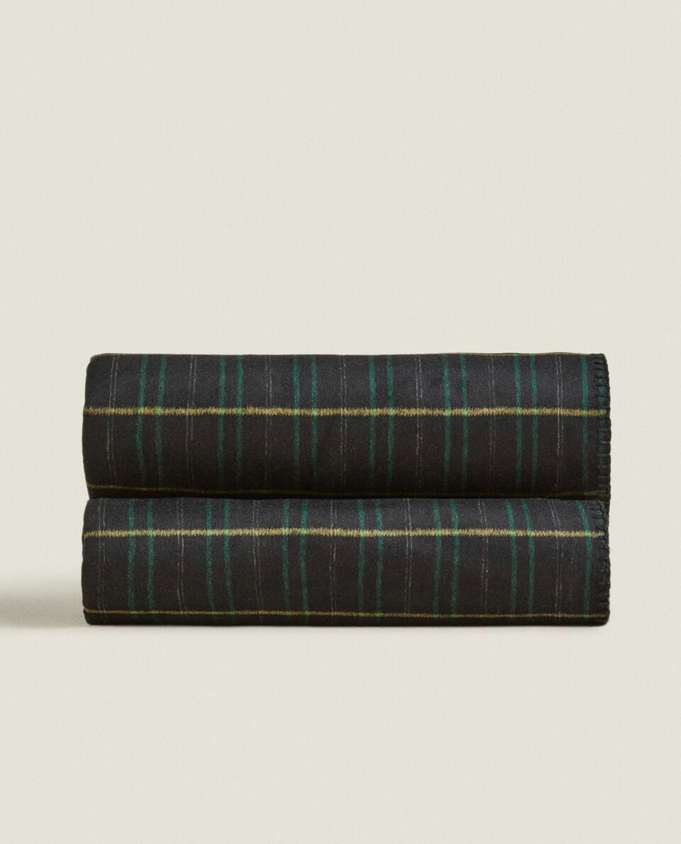 COBERTOR DE LÃ TARTAN