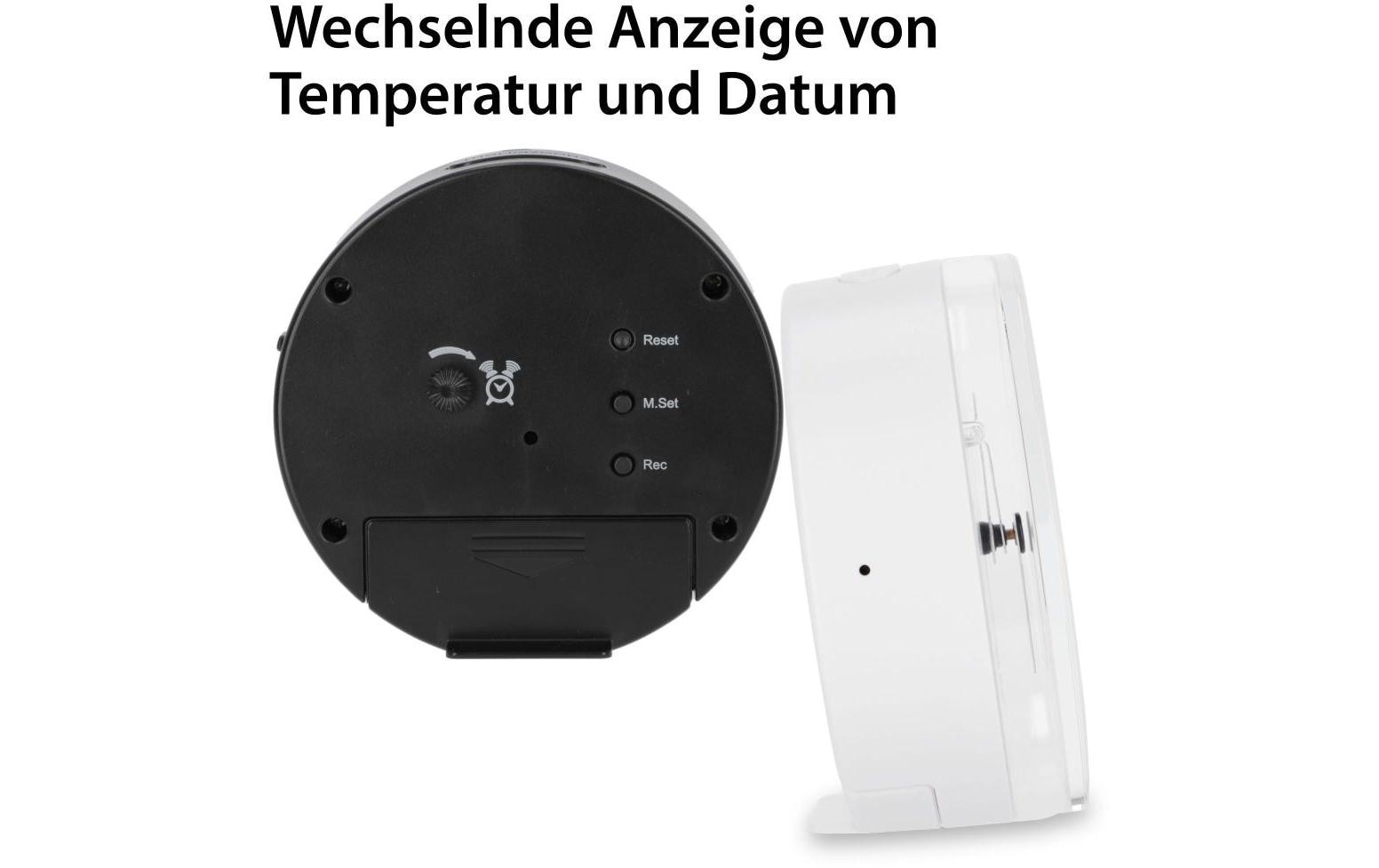 ADE Funkwecker »45299 x 4 cm Schwarz«