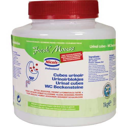 Cubes urinoirs Nicols boite de 1kg