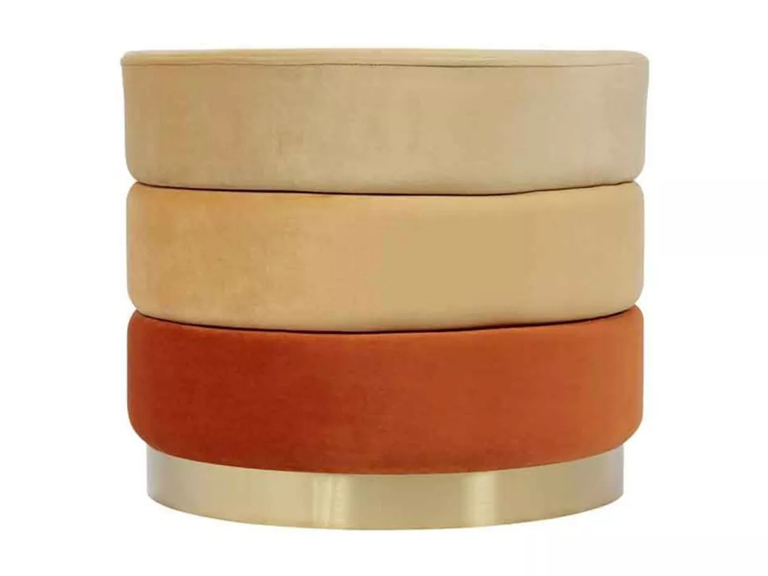 Tabouret Design en Velours 
