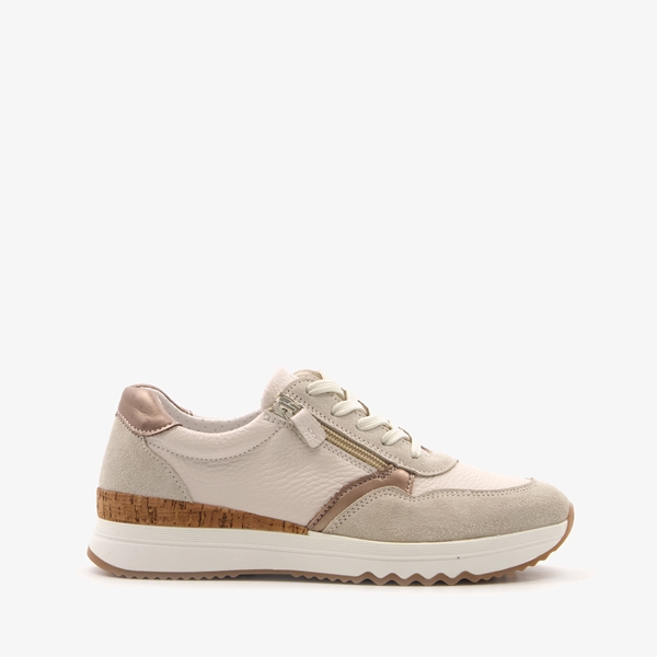 Hush Puppies dames sneakers met suède inzetten