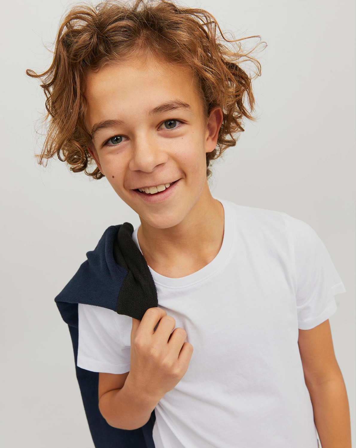 T-Shirt JJEORGANIC BASIC in white