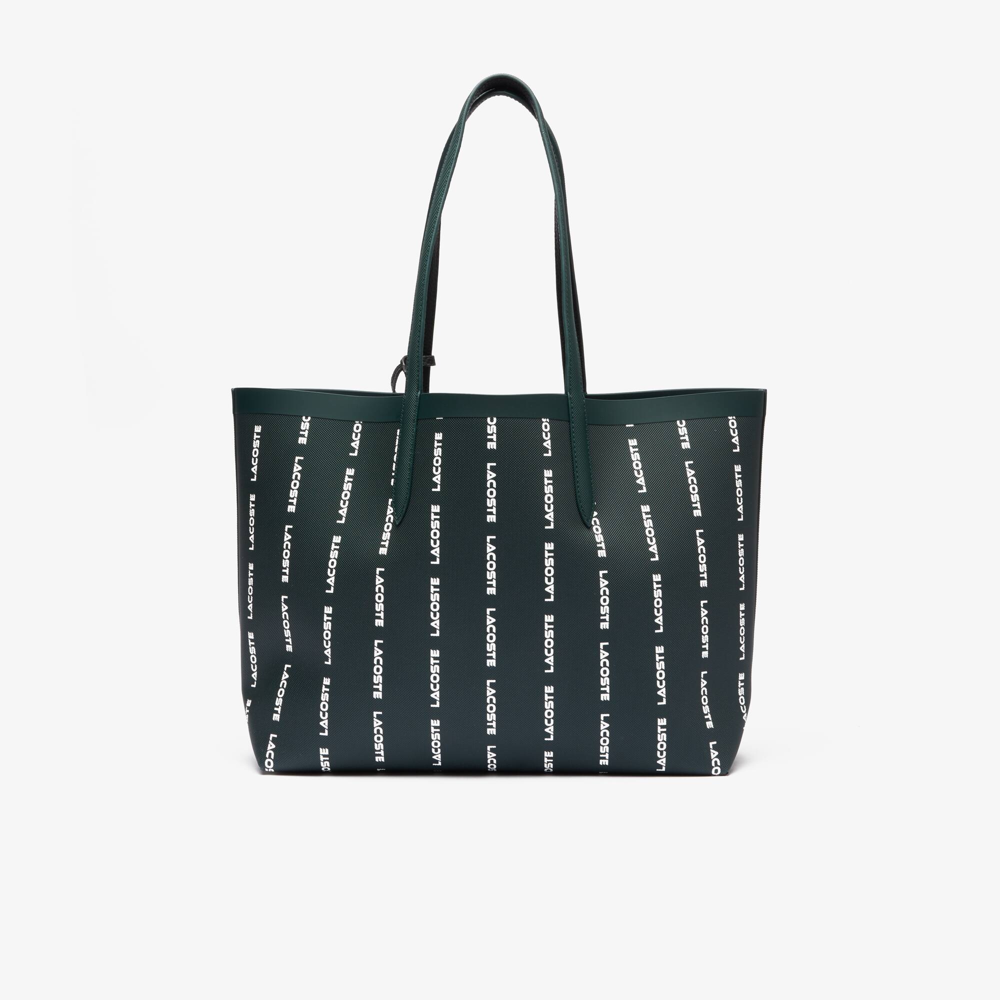 Wendbare Tote mit all-over Aufdruck Taschen - Grün - Lacoste - Damen