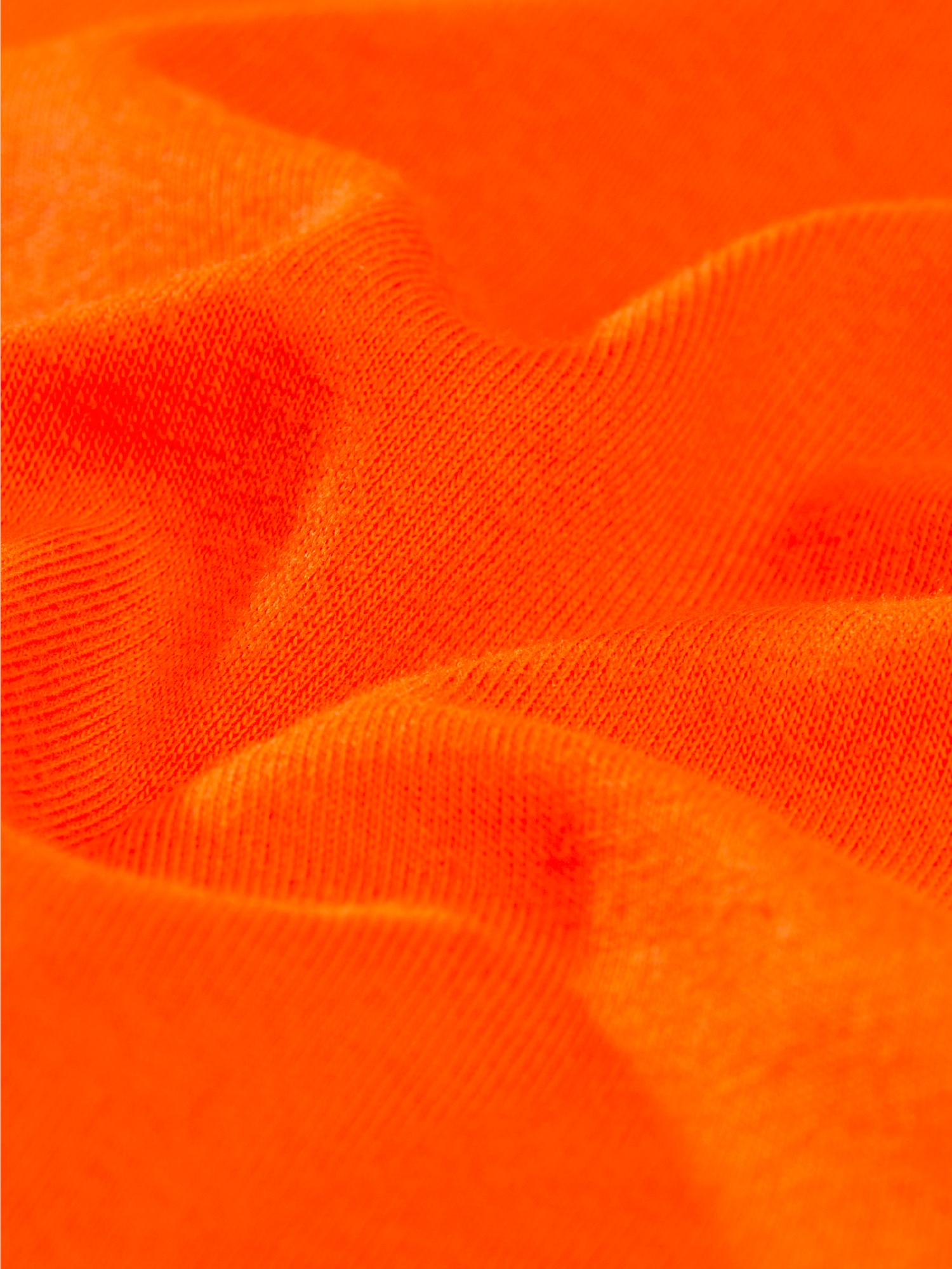 Langarm Ski- und Sport-Rollkragenpullover Leuchtorange