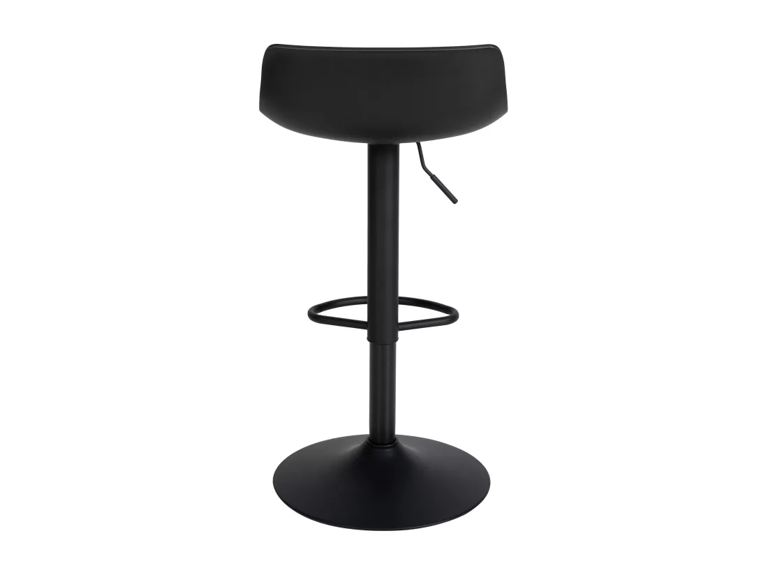 Tabouret de bar - Similicuir - Noir - Aveiro