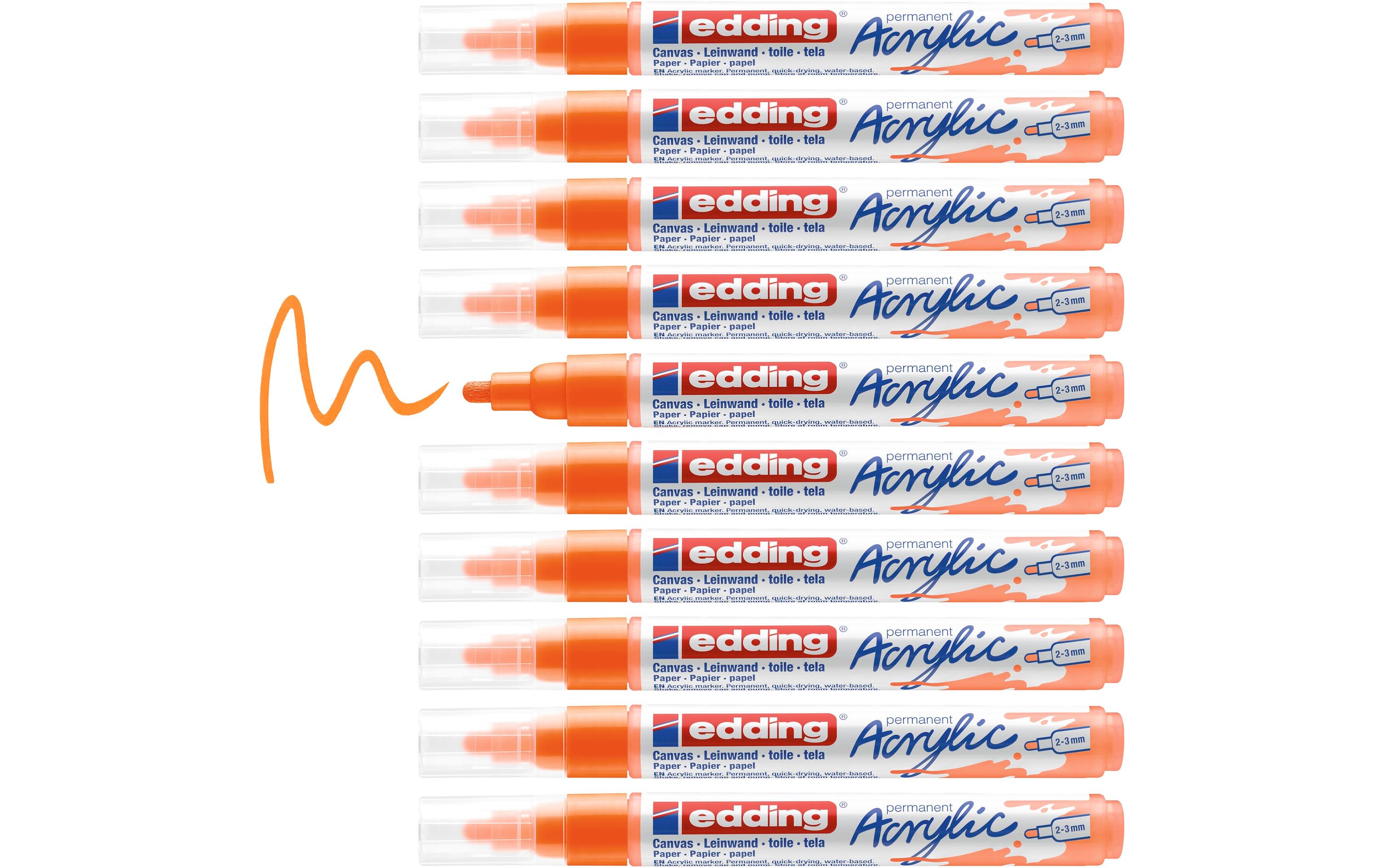 Acrylmarker 5100 Medium, NeonorangeSchnelltrocknende Acrylstifte
